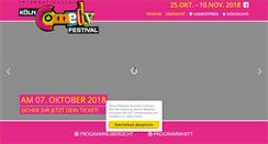 Desktop Screenshot of koelncomedy.de